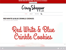 Tablet Screenshot of cincyshopper.com